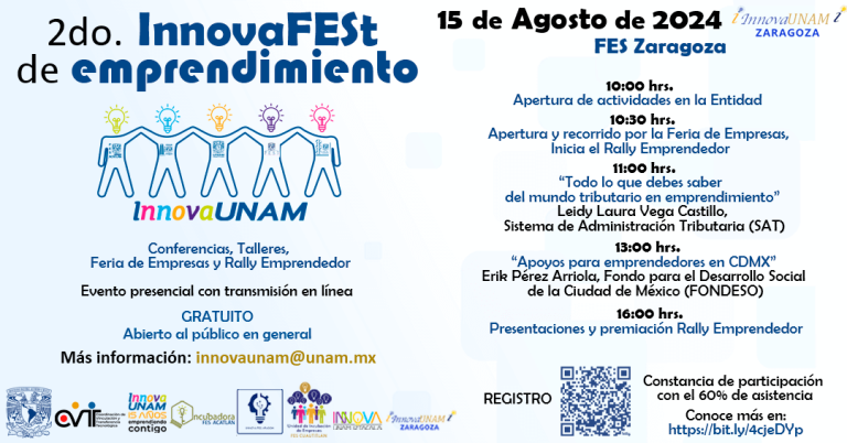 InnovaFESt Jueves 15 agosto con logos