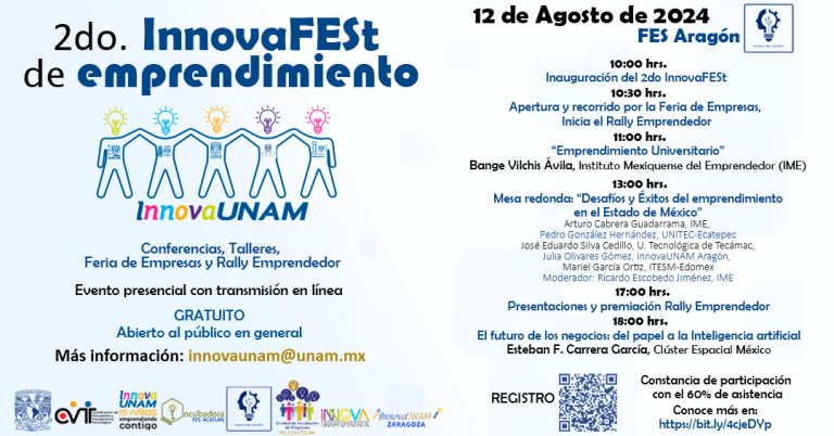 InnovaFESt Lunes 12 agosto con logos