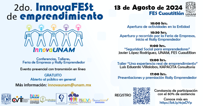 InnovaFESt Martes 13 agosto con logos