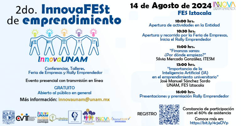 InnovaFESt Miercoles 14 agosto con logos