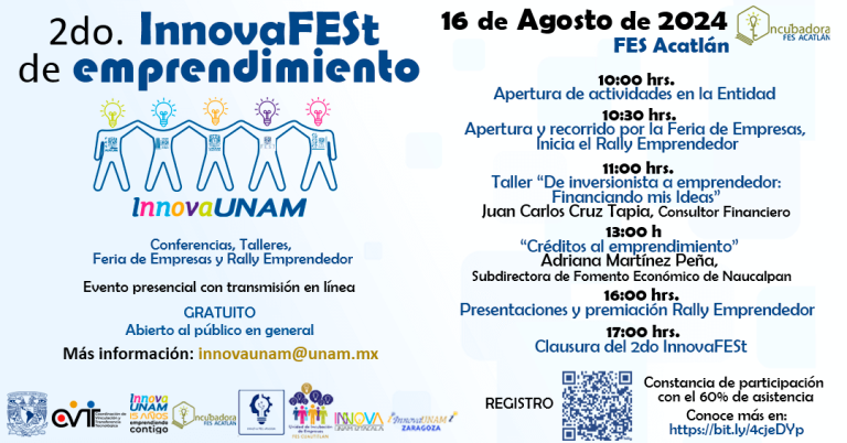 InnovaFESt Viernes 16 agosto con logos